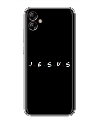 Чехол для Samsung Galaxy A04e (A042) с картинкой «Точки веры J.E.S.U.S.»
