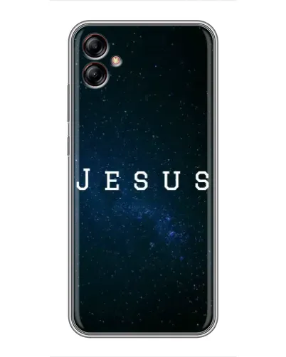 Чехол для Samsung Galaxy A04e (A042) с картинкой «Звездное небо Jesus»