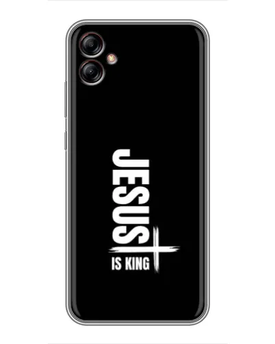 Чехол для Samsung Galaxy A04e (A042) с картинкой «Вертикаль веры Jesus»