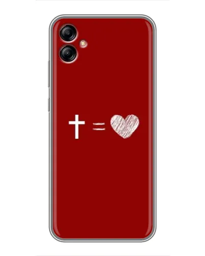 Чехол для Samsung Galaxy A04e (A042) с картинкой «Уравнение любви» Чехол для Samsung Galaxy A04e (A042) с картинкой «Уравнение любви»