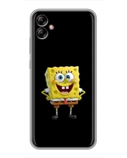 Чехол для Samsung Galaxy A04e (A042) с картинкой «Классический Губка Боб»