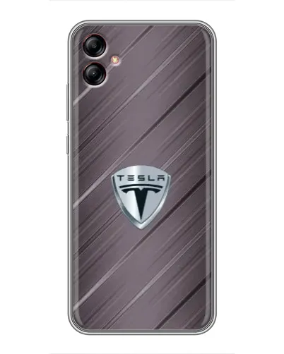 Чехол для Samsung Galaxy A04e (A042) с картинкой «Металлическая текстура Tesla» Чехол для Samsung Galaxy A04e (A042) с картинкой «Металлическая текстура Tesla»