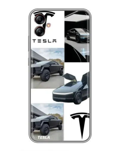 Чехол для Samsung Galaxy A04e (A042) с картинкой «Коллаж Cybertruck Tesla» Чехол для Samsung Galaxy A04e (A042) с картинкой «Коллаж Cybertruck Tesla»