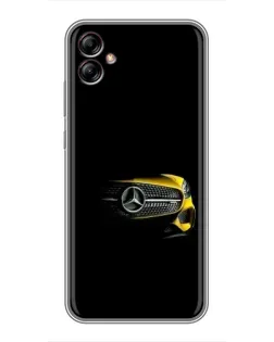 Чехол для Samsung Galaxy A04e (A042) с картинкой «Mercedes — ретро стиль»