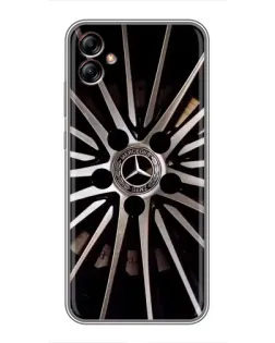 Чехол для Samsung Galaxy A04e (A042) с картинкой «Диск Mercedes»