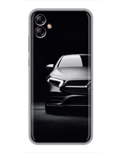 Чехол для Samsung Galaxy A04e (A042) с картинкой «Свет фар Mercedes»