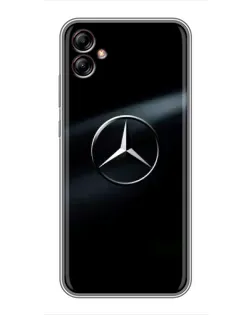 Чехол для Samsung Galaxy A04e (A042) с картинкой «Mercedes на металле» Чехол для Samsung Galaxy A04e (A042) с картинкой «Mercedes на металле»