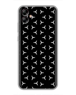 Чехол для Samsung Galaxy A04e (A042) с картинкой «Mercedes паттерн звезд» Чехол для Samsung Galaxy A04e (A042) с картинкой «Mercedes паттерн звезд»