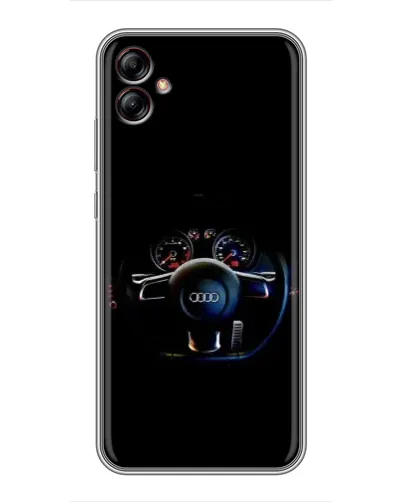 Чехол для Samsung Galaxy A04e (A042) с картинкой «Салон Audi — руль» Чехол для Samsung Galaxy A04e (A042) с картинкой «Салон Audi — руль»
