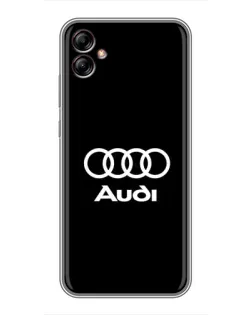 Чехол для Samsung Galaxy A04e (A042) с картинкой «Классическое лого Audi»