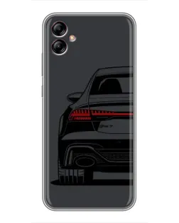 Чехол для Samsung Galaxy A04e (A042) с картинкой «Задняя часть Audi — арт»