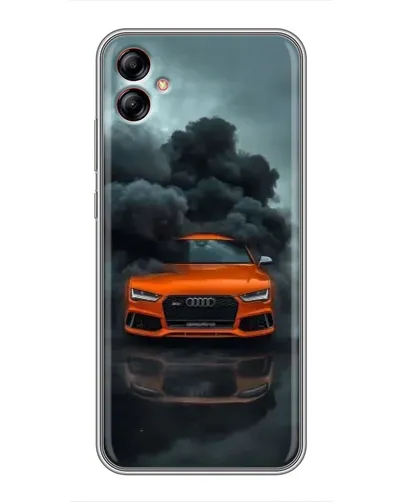 Чехол для Samsung Galaxy A04e (A042) с картинкой «Audi в облаках дыма» Чехол для Samsung Galaxy A04e (A042) с картинкой «Audi в облаках дыма»