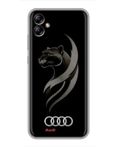 Чехол для Samsung Galaxy A04e (A042) с картинкой «Графика — пантера и Audi» Чехол для Samsung Galaxy A04e (A042) с картинкой «Графика — пантера и Audi»