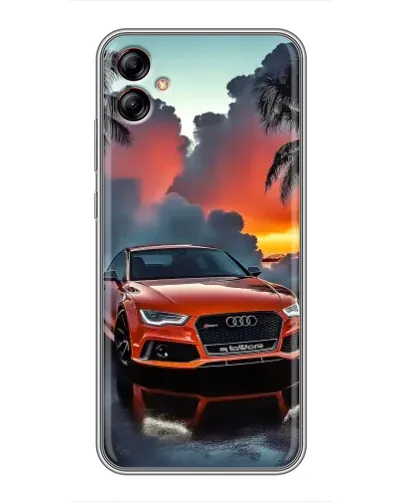Чехол для Samsung Galaxy A04e (A042) с картинкой «Audi — закат» Чехол для Samsung Galaxy A04e (A042) с картинкой «Audi — закат»