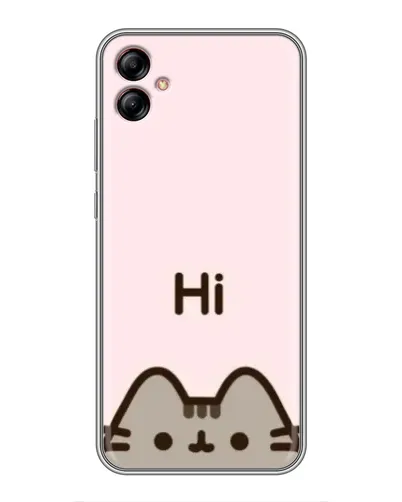 Чехол для Samsung Galaxy A04e (A042) с картинкой «Пушин говорит Hi» Чехол для Samsung Galaxy A04e (A042) с картинкой «Пушин говорит Hi»