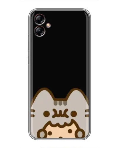 Чехол для Samsung Galaxy A04e (A042) с картинкой «Пушин на черном» Чехол для Samsung Galaxy A04e (A042) с картинкой «Пушин на черном»