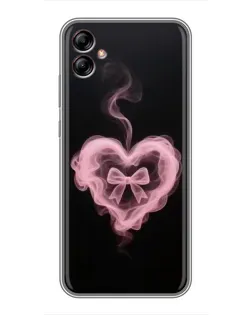 Чехол для Samsung Galaxy A04e (A042) с картинкой «Дымчатое сердце»