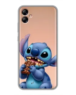 Чохол для Samsung Galaxy A04e (A042) з картинкою «Стіч їсть шоколад» Чохол для Samsung Galaxy A04e (A042) з картинкою «Стіч їсть шоколад»