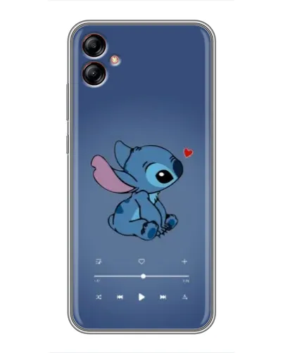 Чехол для Samsung Galaxy A04e (A042) с картинкой «Музыкальный Stitch»