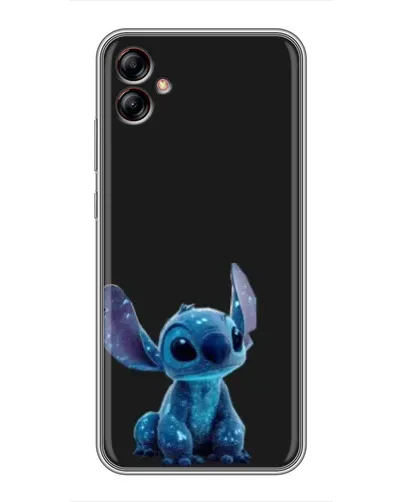 Чехол для Samsung Galaxy A04e (A042) с картинкой «Стич на черном»