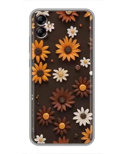 Чехол для Samsung Galaxy A04e (A042) с картинкой «Узор из маленьких подсолнухов» Чехол для Samsung Galaxy A04e (A042) с картинкой «Узор из маленьких подсолнухов»