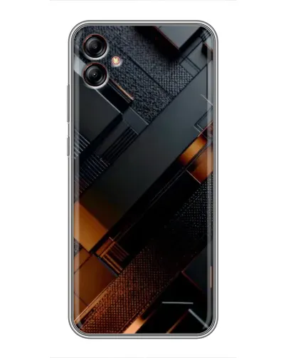 Чехол для Samsung Galaxy A04e (A042) с картинкой «Черные геометрические блоки» Чехол для Samsung Galaxy A04e (A042) с картинкой «Черные геометрические блоки»