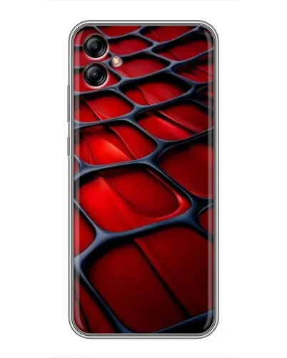 Чехол для Samsung Galaxy A04e (A042) с картинкой «Красная глянцевая сетка» Чехол для Samsung Galaxy A04e (A042) с картинкой «Красная глянцевая сетка»