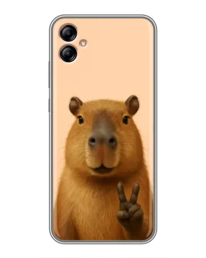 Чехол для Samsung Galaxy A04e (A042) с картинкой «Капибара виктория» Чехол для Samsung Galaxy A04e (A042) с картинкой «Капибара виктория»