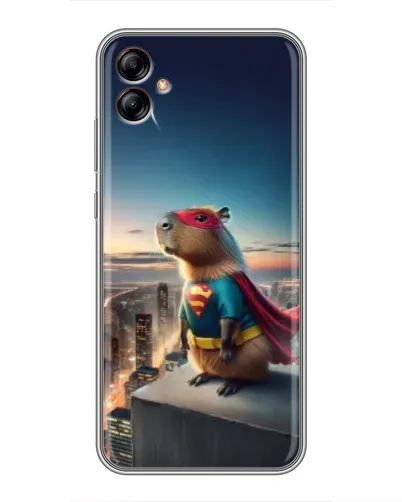 Чехол для Samsung Galaxy A04e (A042) с картинкой «Капи-мен супергерой» Чехол для Samsung Galaxy A04e (A042) с картинкой «Капи-мен супергерой»