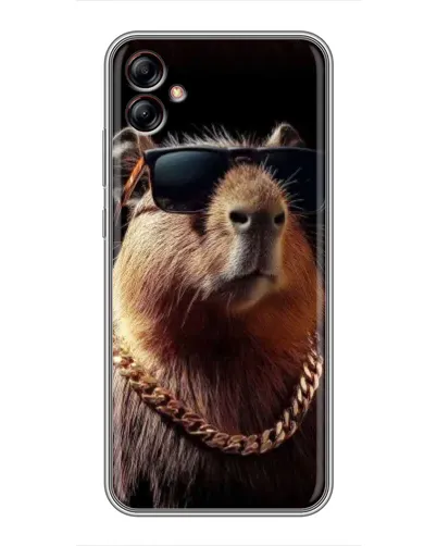 Чехол для Samsung Galaxy A04e (A042) с картинкой «Капибара золотая цепь» Чехол для Samsung Galaxy A04e (A042) с картинкой «Капибара золотая цепь»