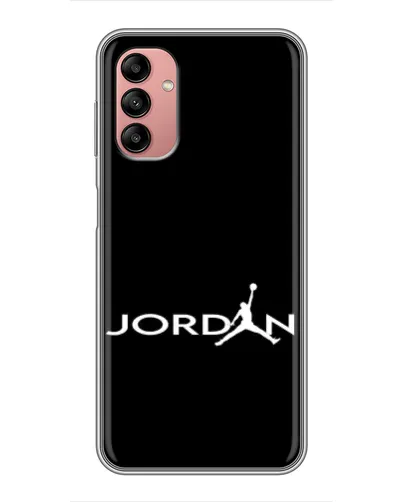 Чехол для Samsung Galaxy A04s с картинкой «Jordan White Logo»