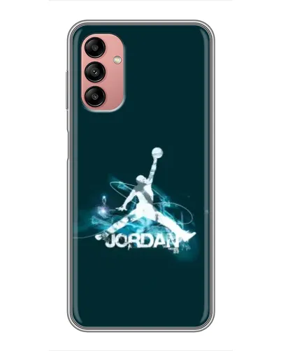 Чехол для Samsung Galaxy A04s с картинкой «Jordan Blue Fire»