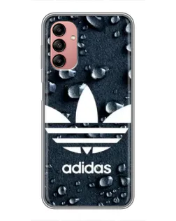 Чехол для Samsung Galaxy A04s с картинкой «Adidas Trefoil Blue»