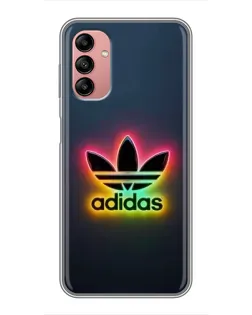 Чехол для Samsung Galaxy A04s с картинкой «Неоновый Adidas»