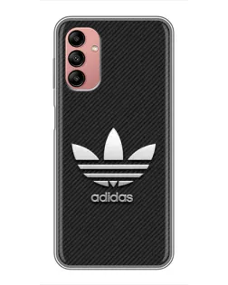 Чехол для Samsung Galaxy A04s с картинкой «Adidas Карбоновая текстура»