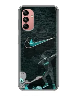 Чехол для Samsung Galaxy A04s с картинкой «Спортивный арт Nike»