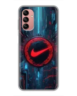 Чохол для Samsung Galaxy A04s з картинкою «Техногенний стиль Nike» Чохол для Samsung Galaxy A04s з картинкою «Техногенний стиль Nike»
