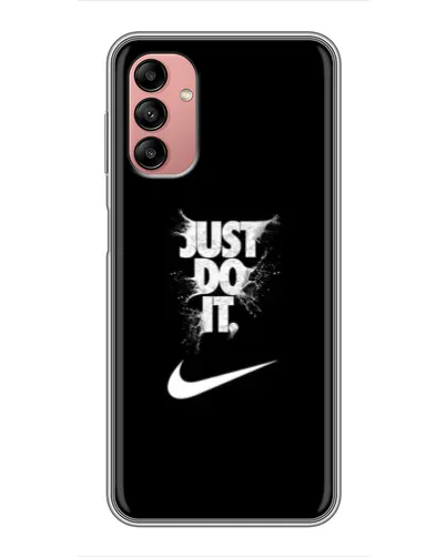 Чехол для Samsung Galaxy A04s с картинкой «Текстовый принт Nike»