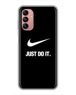 Чохол для Samsung Galaxy A04s з картинкою «Класичний принт Nike» Чохол для Samsung Galaxy A04s з картинкою «Класичний принт Nike»