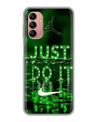 Чехол для Samsung Galaxy A04s с картинкой «Зеленый неоновый Nike»