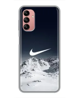 Чохол для Samsung Galaxy A04s з картинкою «Nike — зимові гори» Чохол для Samsung Galaxy A04s з картинкою «Nike — зимові гори»