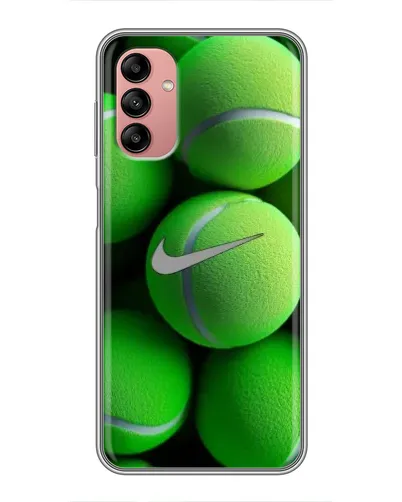 Чехол для Samsung Galaxy A04s с картинкой «Теннисные мячи Найк»