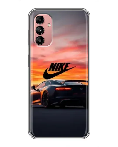 Чехол для Samsung Galaxy A04s с картинкой «Nike и суперкар»
