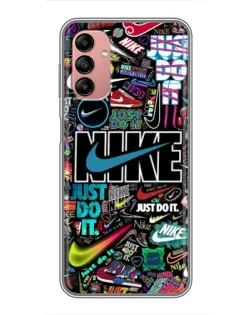 Чохол для Samsung Galaxy A04s з картинкою «Яскравий колаж Nike» Чохол для Samsung Galaxy A04s з картинкою «Яскравий колаж Nike»