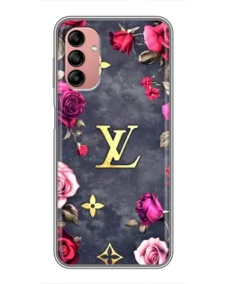 Чехол для Samsung Galaxy A04s с картинкой «Цветочный Louis Vuitton»