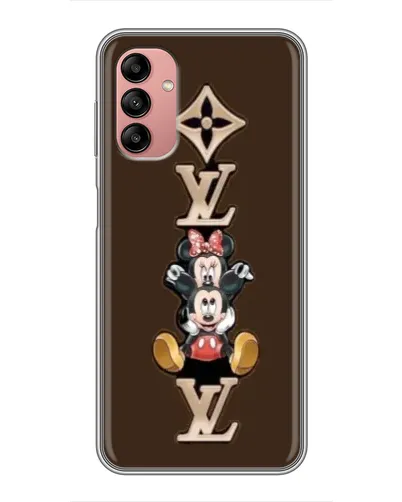 Чехол для Samsung Galaxy A04s с картинкой «LV и Микки Маус»