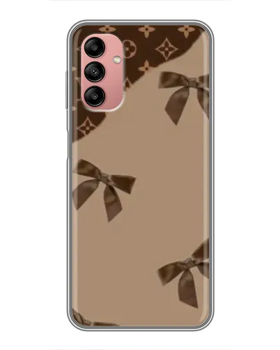 Чехол для Samsung Galaxy A04s с картинкой «LV — кофейный атлас»