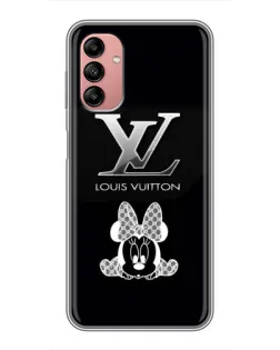 Чехол для Samsung Galaxy A04s с картинкой «LV и Минни Маус»