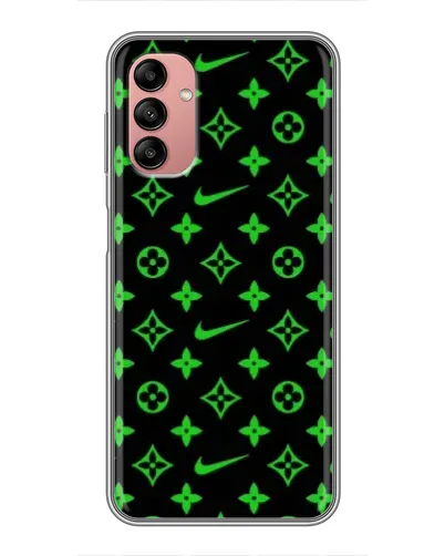 Чехол для Samsung Galaxy A04s с картинкой «Неоновый принт LV»