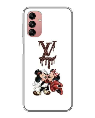 Чехол для Samsung Galaxy A04s с картинкой «LV и Микки Маус»